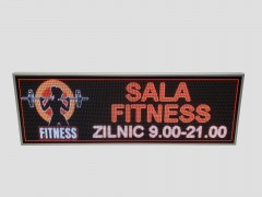 reclama luminoasa led sala fitness