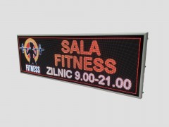 reclama luminoasa led sala fitness exterior