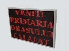 Ceas electronic cu LED-uri 1030mm x 710mm P10 pentru PRIMARIE